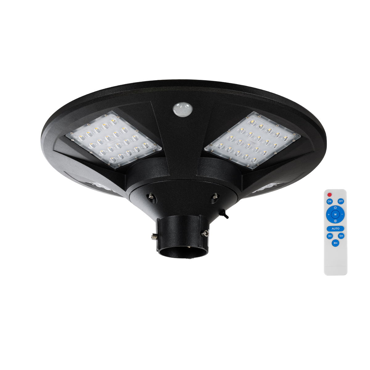 90501 GloboStar® GLOBOSTAR® PARK 90501 Φωτιστικό Κεφαλής Post Top Πλατείας/Πάρκου/Κήπου με Ασύρματο Χειριστήριο LED 25W 550lm 120° με Ενσωματωμένο Φωτοβολταϊκό Panel 6V 20W & Επαναφορτιζόμενη Μπαταρία Li-ion 3.2V 12000mAh με Αισθητήρα Κίνησης-Ημέρας-Νύχτα 90501 GloboStar® GLOBOSTAR® PARK 90501 Φωτιστικό Κεφαλής Post Top Πλατείας/Πάρκου/Κήπου με Ασύρματο Χειριστήριο LED 25W 550lm 120° με Ενσωματωμένο Φωτοβολταϊκό Panel 6V 20W & Επαναφορτιζόμενη Μπαταρία Li-ion 3.2V 12000mAh με Αισθητήρα Κίνησης-Ημέρας-Νύχτα