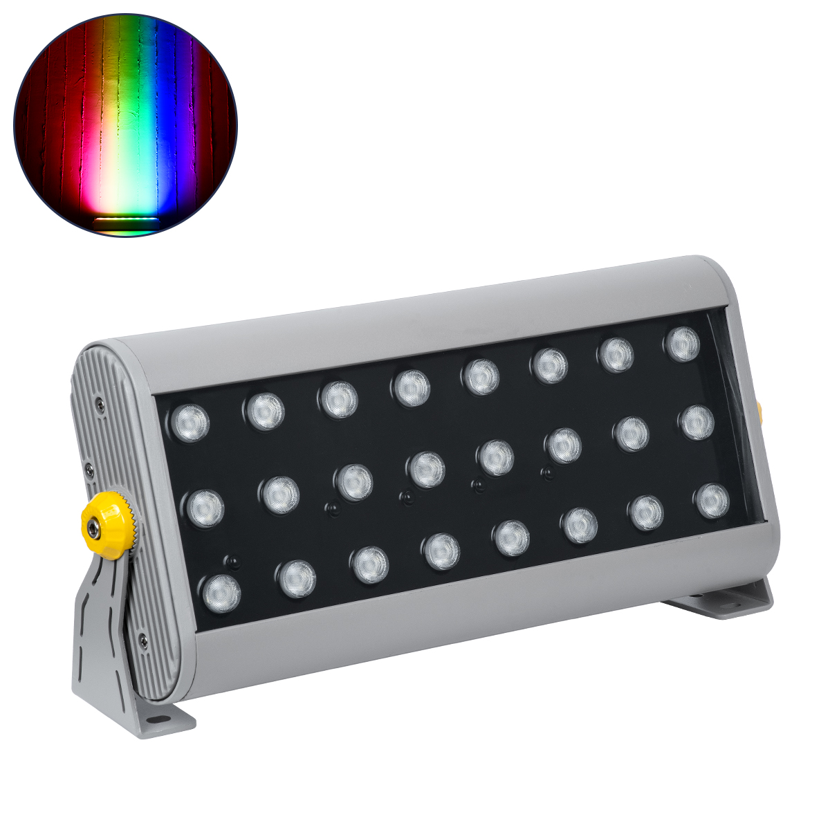 90643 GloboStar® GLOBOSTAR® FLOOD-HENA 90643 Προβολέας Σποτ Wall Washer LED 48W 4800lm 30° DC 24V Αδιάβροχο IP65 RGB DMX512 Dimmable – Ασημί – Μ39 x Π6 x Υ17cm – 3 Χρόνια Εγγύηση 90643 GloboStar® GLOBOSTAR® FLOOD-HENA 90643 Προβολέας Σποτ Wall Washer LED 48W 4800lm 30° DC 24V Αδιάβροχο IP65 RGB DMX512 Dimmable – Ασημί – Μ39 x Π6 x Υ17cm – 3 Χρόνια Εγγύηση