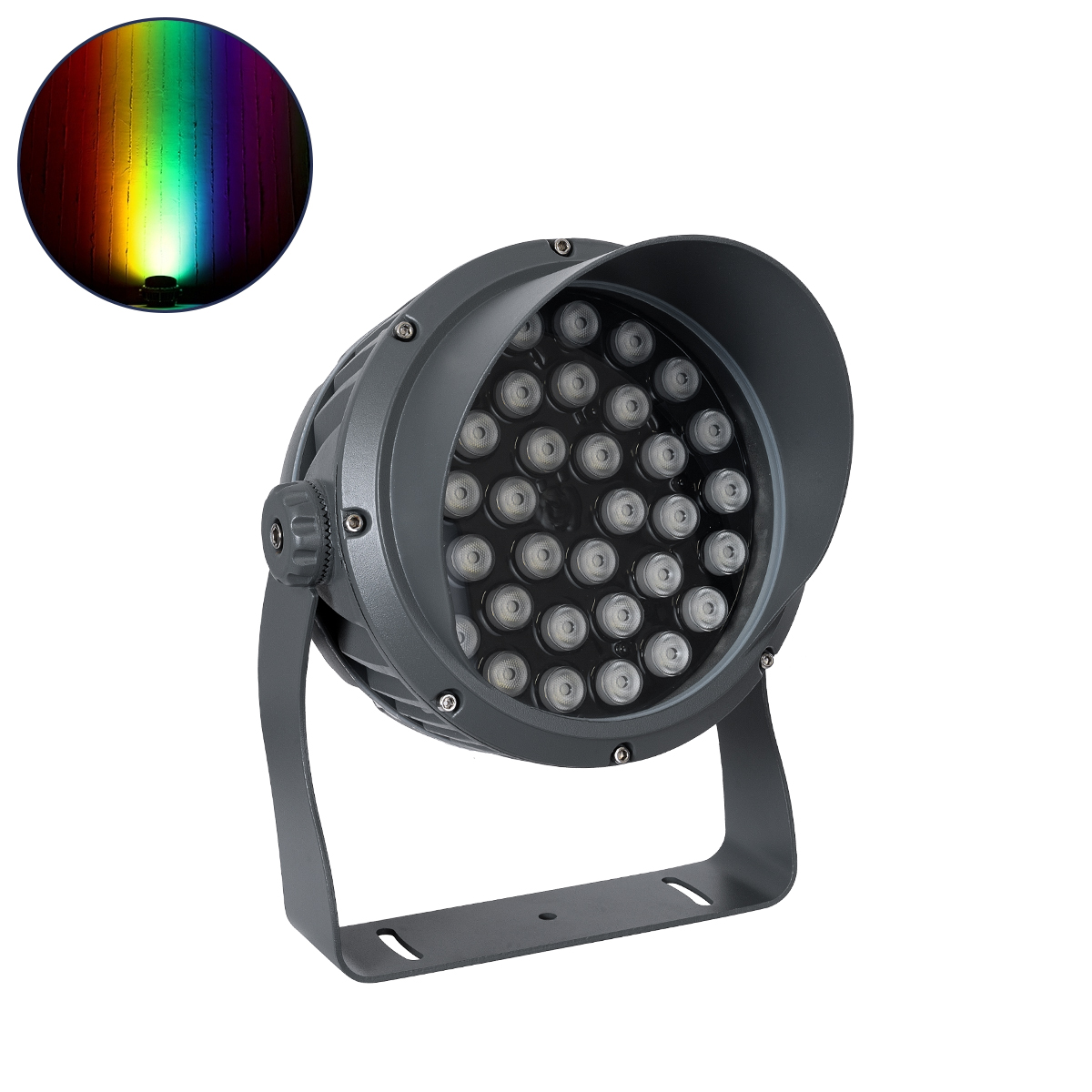 90745 GloboStar® GLOBOSTAR® FLOOD-DIMO 90745 Προβολέας Σποτ Wall Washer με Αντιθαμβωτική Γρίλια LED 54W 4590lm 10° DC 24V Αδιάβροχο IP67 RGBW DMX512 Dimmable – Γκρι Ανθρακί – Μ26 x Π28 x Υ35cm – 3 Χρόνια Εγγύηση 90745 GloboStar® GLOBOSTAR® FLOOD-DIMO 90745 Προβολέας Σποτ Wall Washer με Αντιθαμβωτική Γρίλια LED 54W 4590lm 10° DC 24V Αδιάβροχο IP67 RGBW DMX512 Dimmable – Γκρι Ανθρακί – Μ26 x Π28 x Υ35cm – 3 Χρόνια Εγγύηση