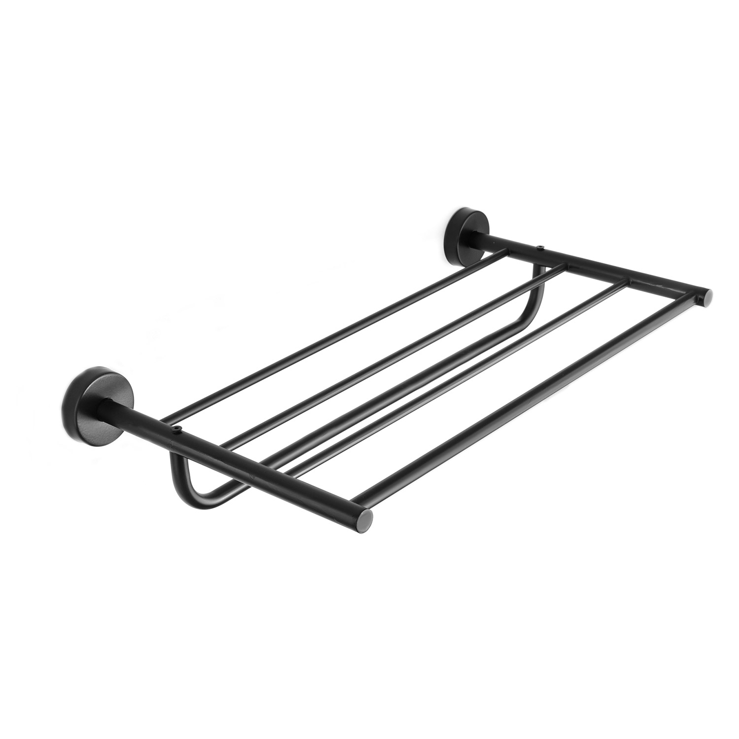 KARAG  UNO Ραφιέρα πετσετών UNO 9625 55 Μαύρη ματ KARAG 50cm KARAG-3800201583107