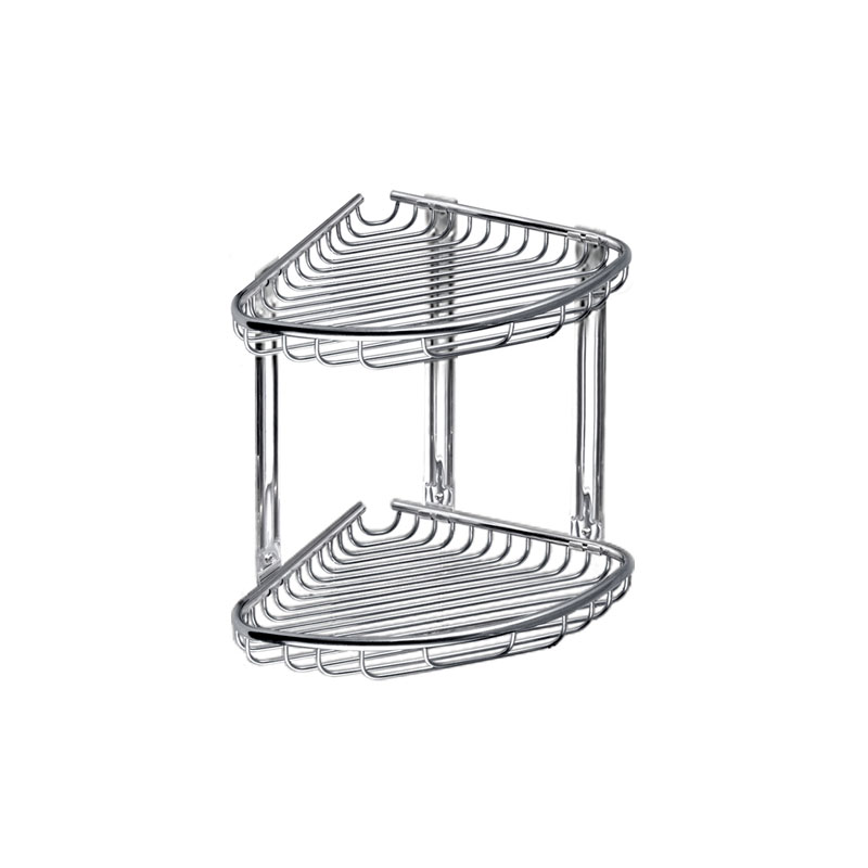 KARAG  RETI Καλάθι γωνιακό σχαρωτό RETI 963777 Χρωμέ KARAG 21x21x27cm KARAG-3800201580045