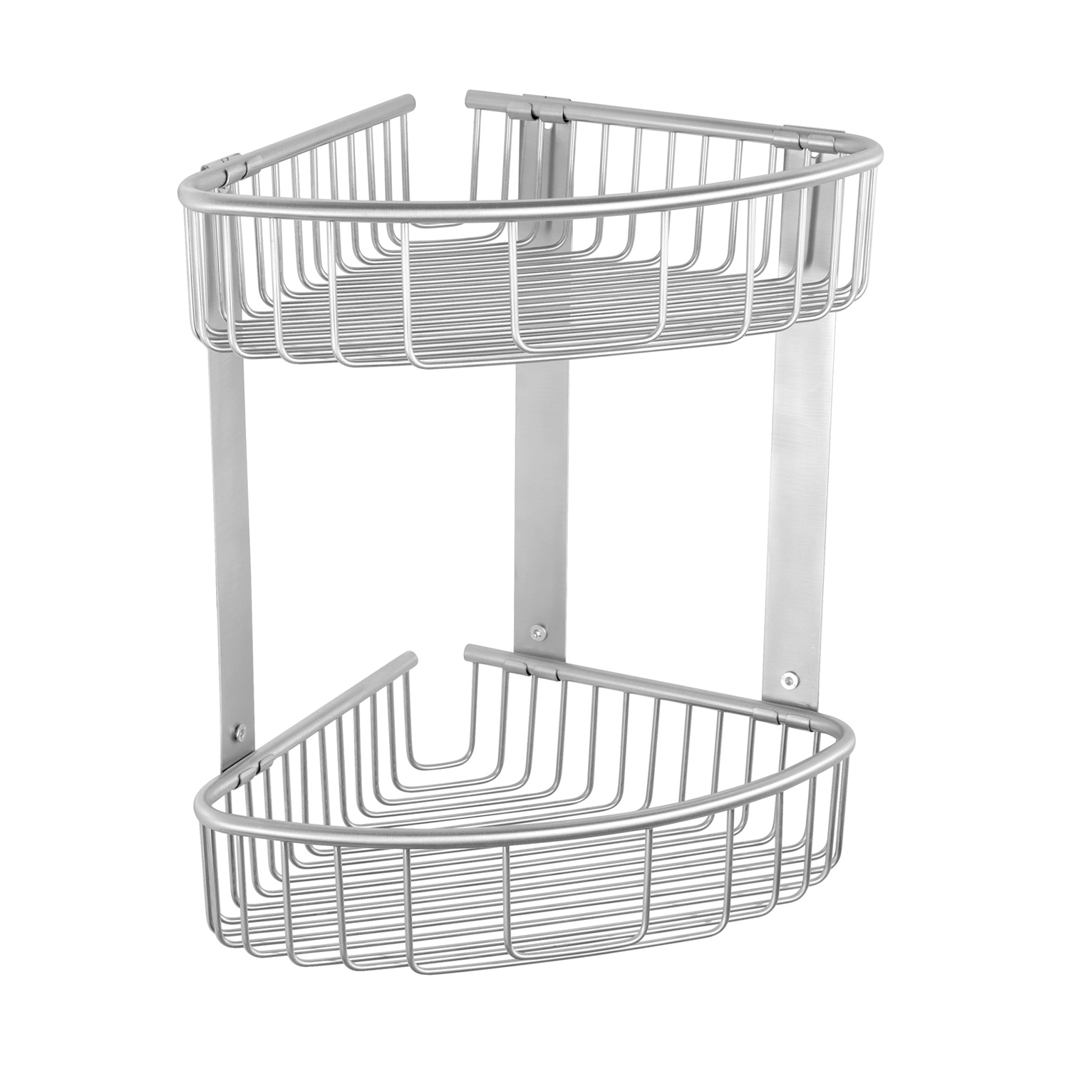 KARAG  RETI Καλάθι γωνιακό διπλό σχαρωτό RETI 963888 99 Σατινέ KARAG 21x21x33cm KARAG-3800201586160