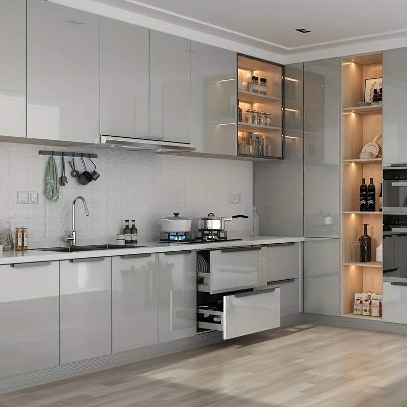 Intrahome Σύνθεση Έπιπλο Κουζίνας ΓΚΡΙ – HPL High Gloss φορμάικα υψηλής πίεσης 08-59126575661 με blum μεντεσεδες και συρτάρια 10 ΜΕΤΡΑ ΤΡΕΧΟΝ Intrahome Σύνθεση Έπιπλο Κουζίνας ΓΚΡΙ – HPL High Gloss φορμάικα υψηλής πίεσης 08-59126575661 με blum μεντεσεδες και συρτάρια 10 ΜΕΤΡΑ ΤΡΕΧΟΝ