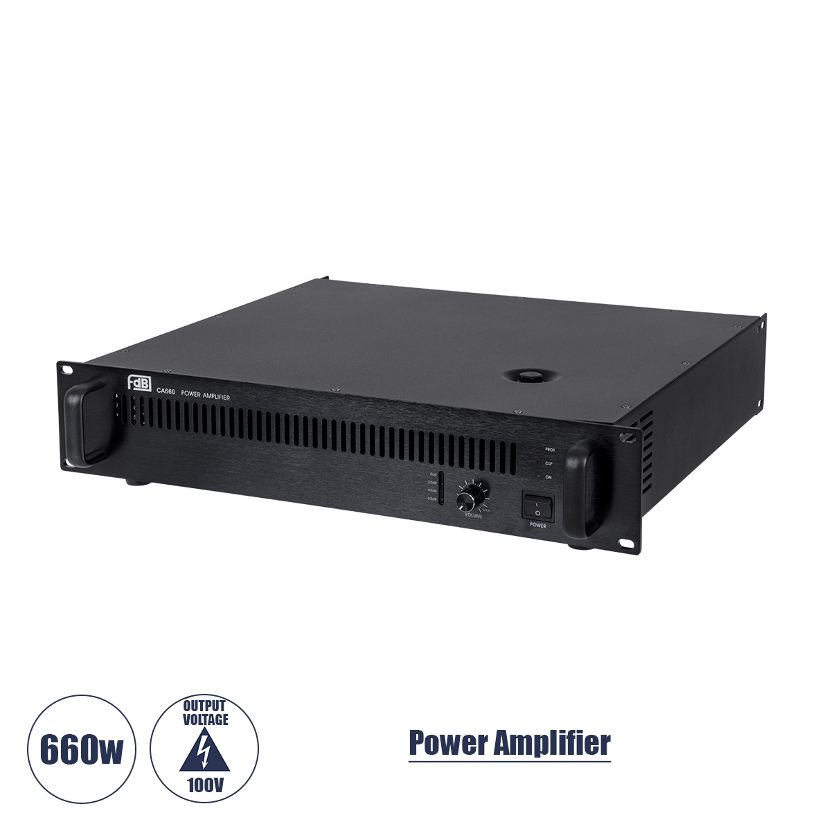 98015 GloboStar® FDB CA660 98015 Power Amplifier – Επαγγελματικός Ενισχυτής Ηχείων Εγκαταστάσεων 100V – Frequency Response 60Hz-20Khz – AC 220V/50-60Hz – 660W/4Ω – IP20 – Μαύρο – Μ48.5 x Π32 x Υ9cm 98015 GloboStar® FDB CA660 98015 Power Amplifier – Επαγγελματικός Ενισχυτής Ηχείων Εγκαταστάσεων 100V – Frequency Response 60Hz-20Khz – AC 220V/50-60Hz – 660W/4Ω – IP20 – Μαύρο – Μ48.5 x Π32 x Υ9cm