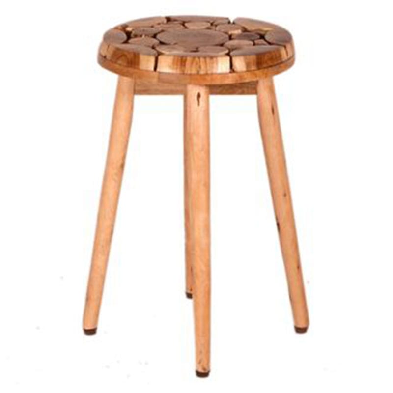 Artekko Laphult Σκαμπώ Ξύλινο (40x40x50)cm Artekko 995-4026