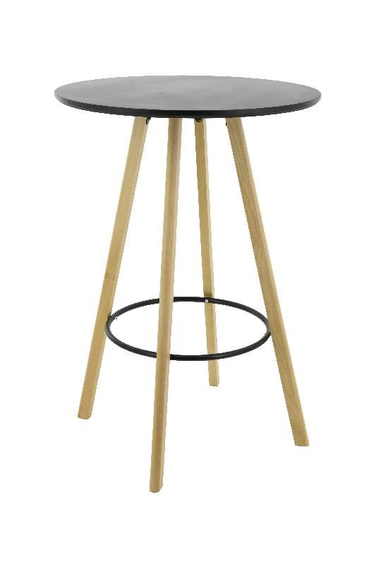 Artekko Piaps Ξύλινο Στρόγγυλο Τραπέζι Bar (70x70x101)cm Artekko 997-0007