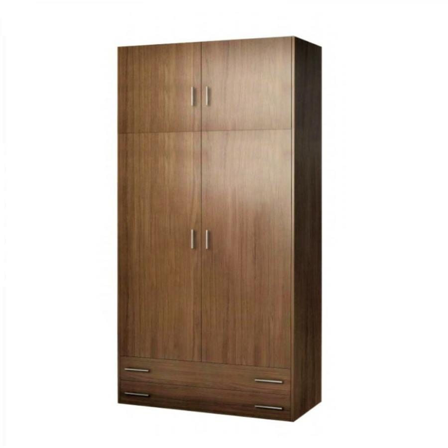 SARFURNITURE Παιδική ντουλάπα δίφυλλη με πατάρι καρυδί SAR-112036 SARFURNITURE Παιδική ντουλάπα δίφυλλη με πατάρι καρυδί SAR-112036