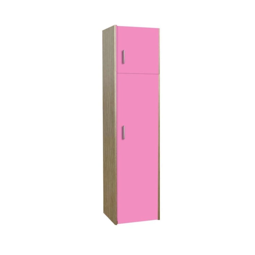 SARFURNITURE Μονόφυλλη ντουλάπα με πατάρι ροζ SAR-111930 SARFURNITURE Μονόφυλλη ντουλάπα με πατάρι ροζ SAR-111930