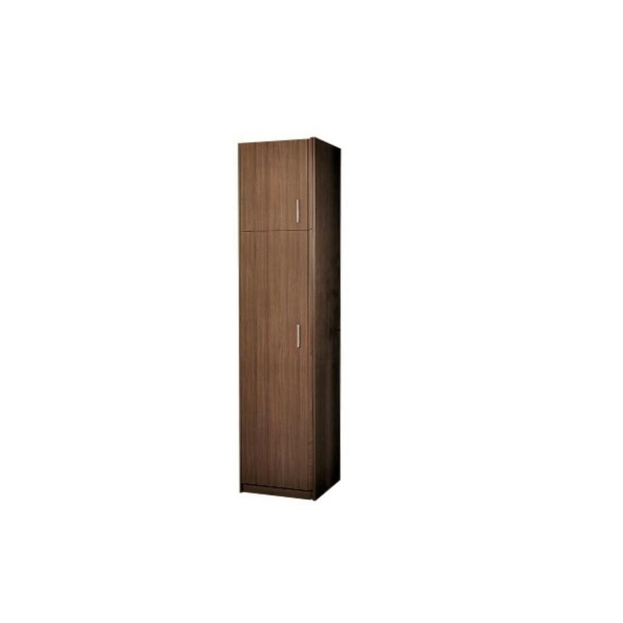 SARFURNITURE Μονόφυλλη ντουλάπα με πατάρι καρυδί SAR-111910 SARFURNITURE Μονόφυλλη ντουλάπα με πατάρι καρυδί SAR-111910