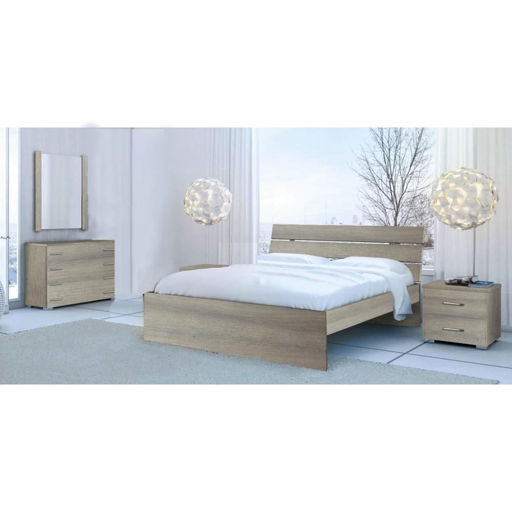 SARFURNITURE Σετ υπνοδωματίου Νότα σταχτί SAR-112420 SARFURNITURE Σετ υπνοδωματίου Νότα σταχτί SAR-112420