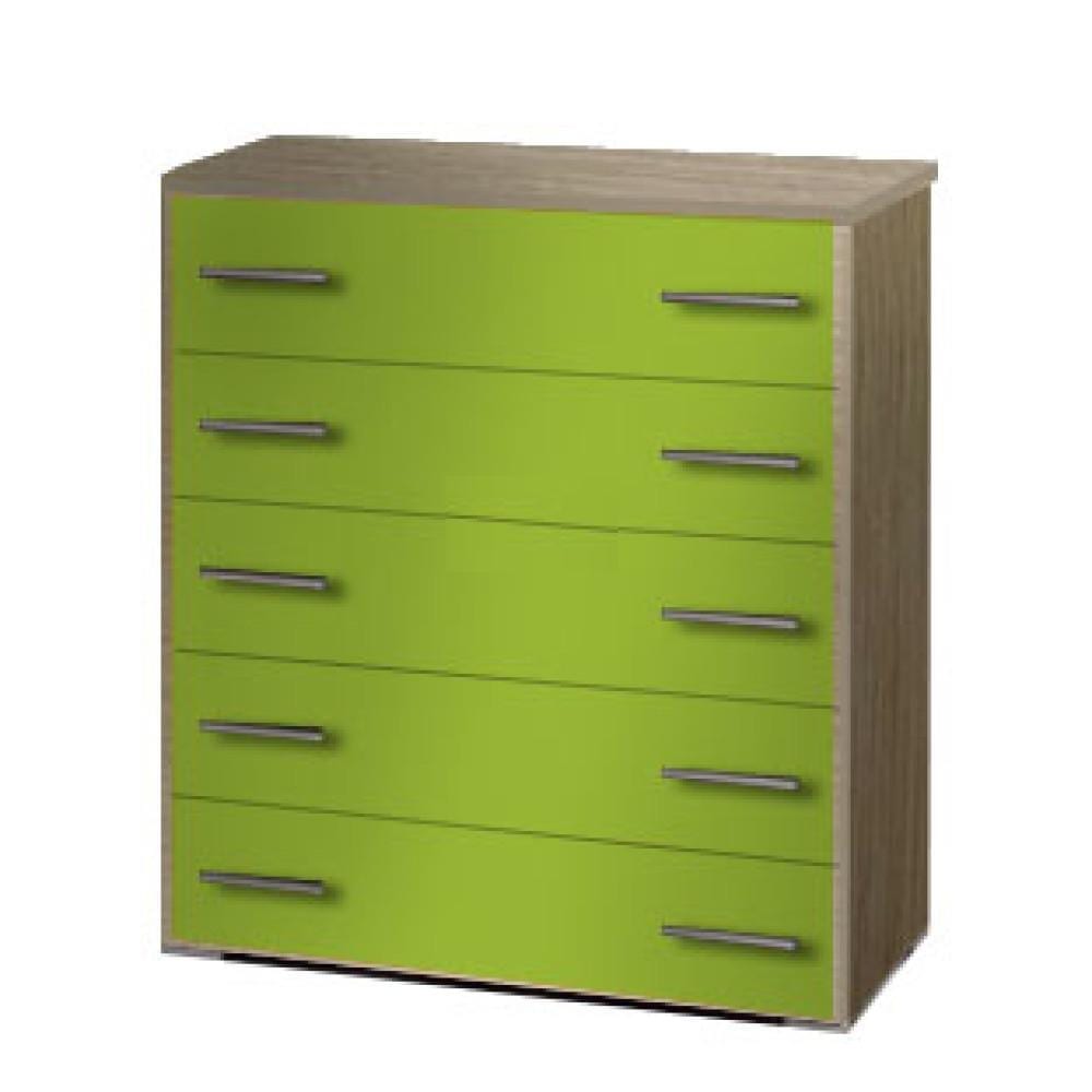SARFURNITURE Συρταριέρα παιδική 5άρα (80φ) λαχανί SAR-110955 SARFURNITURE Συρταριέρα παιδική 5άρα (80φ) λαχανί SAR-110955