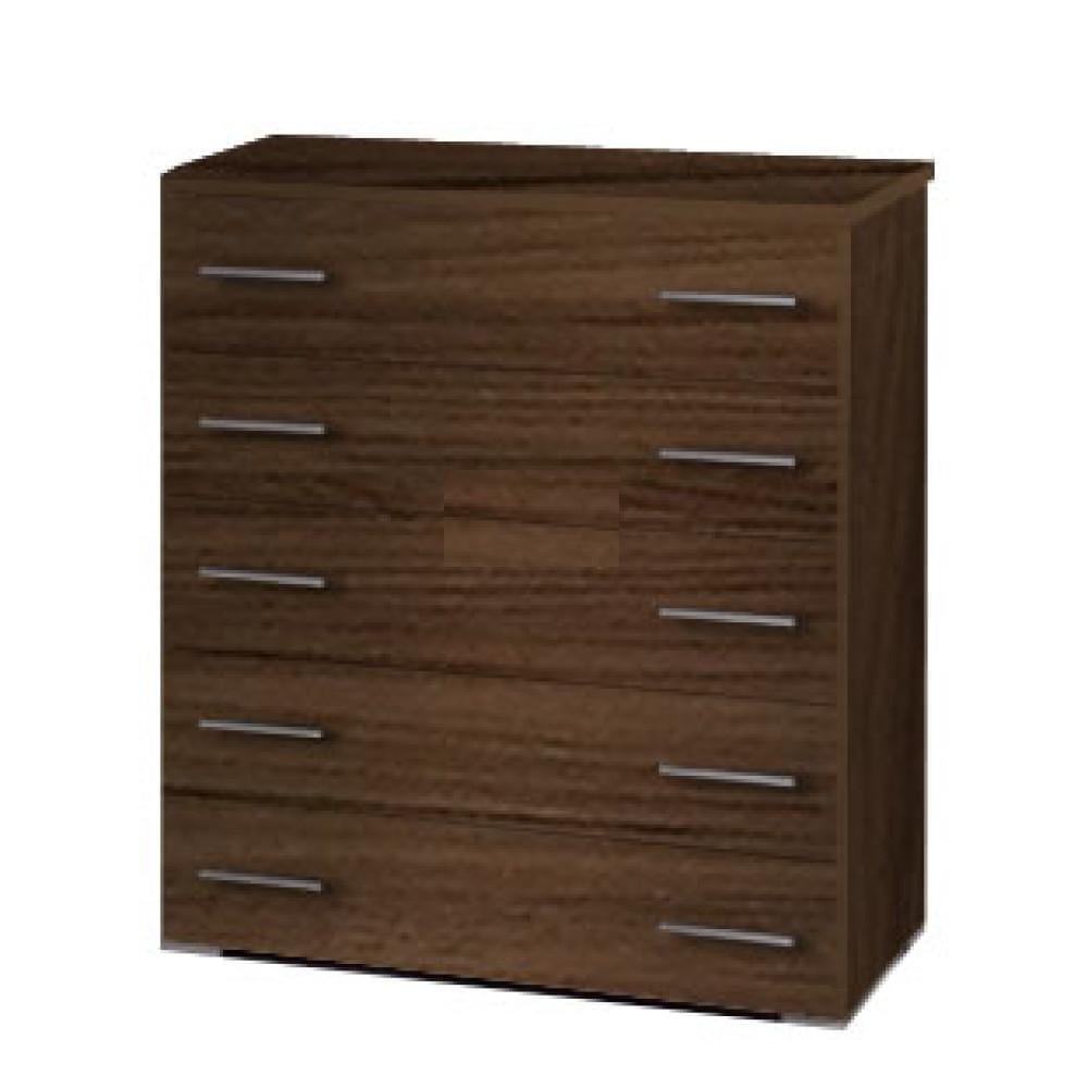 SARFURNITURE Συρταριέρα 5άρα (80φ) καστανιά SAR-110967