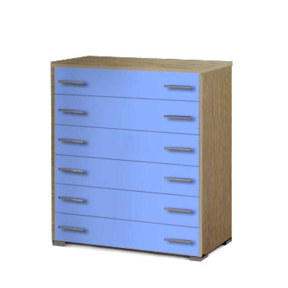 SARFURNITURE Συρταριέρα παιδική 6άρα σιέλ SAR-110987 SARFURNITURE Συρταριέρα παιδική 6άρα σιέλ SAR-110987