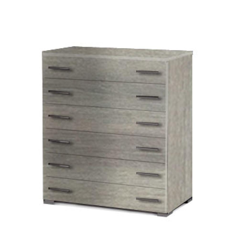 SARFURNITURE Συρταριέρα 6άρα σταχτί SAR-111001 SARFURNITURE Συρταριέρα 6άρα σταχτί SAR-111001