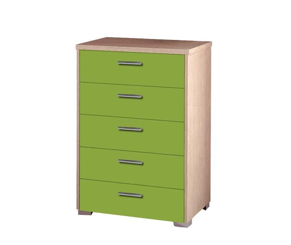 SARFURNITURE Συρταριέρα παιδική 5άρα (60φ) λαχανί SAR-110911 SARFURNITURE Συρταριέρα παιδική 5άρα (60φ) λαχανί SAR-110911