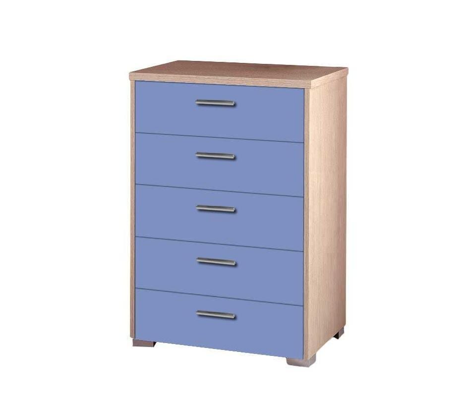 SARFURNITURE Συρταριέρα παιδική 5άρα (60φ) σιέλ SAR-110917 SARFURNITURE Συρταριέρα παιδική 5άρα (60φ) σιέλ SAR-110917