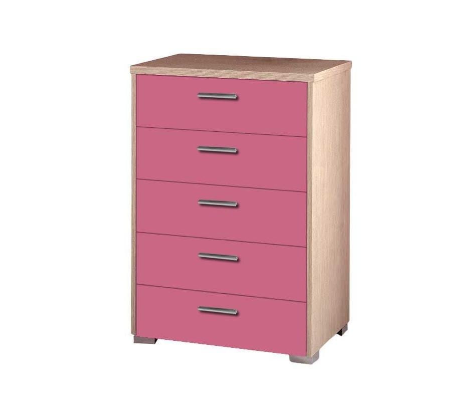 SARFURNITURE Συρταριέρα παιδική 5άρα (60φ) ροζ SAR-110923 SARFURNITURE Συρταριέρα παιδική 5άρα (60φ) ροζ SAR-110923