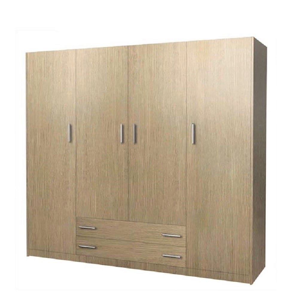 SARFURNITURE Ντουλάπα τετράφυλλη 200x180x60 δρυς SAR-112125 SARFURNITURE Ντουλάπα τετράφυλλη 200x180x60 δρυς SAR-112125