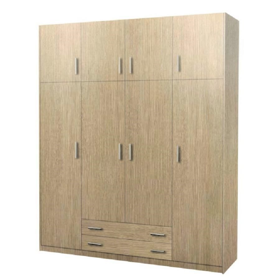 SARFURNITURE Ντουλάπα τετράφυλλη με πατάρι 200x240x60 δρυς SAR-112137 SARFURNITURE Ντουλάπα τετράφυλλη με πατάρι 200x240x60 δρυς SAR-112137