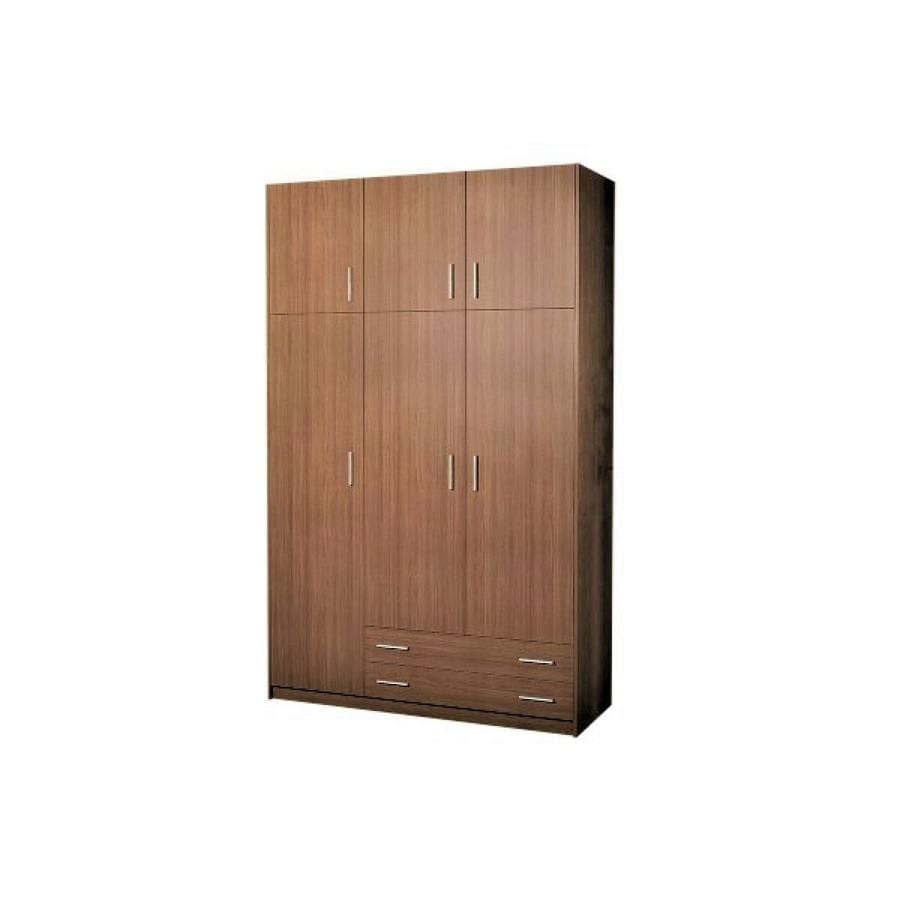 SARFURNITURE Παιδική ντουλάπα τρίφυλλη με πατάρι καρυδί SAR-112082 SARFURNITURE Παιδική ντουλάπα τρίφυλλη με πατάρι καρυδί SAR-112082