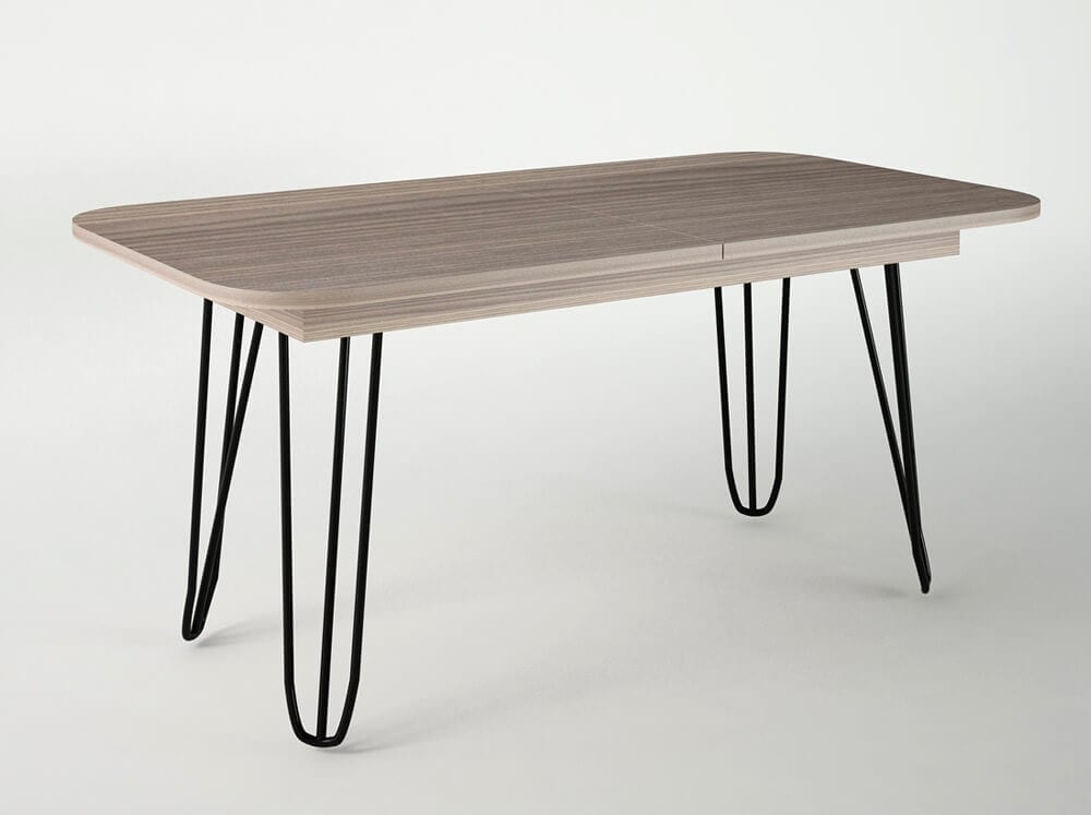 SARFURNITURE Τραπέζι Άδης ανοιγόμενο σταχτί SAR-112218 SARFURNITURE Τραπέζι Άδης ανοιγόμενο σταχτί SAR-112218