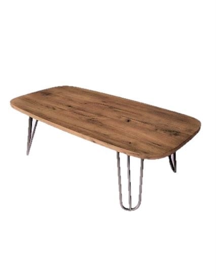 SARFURNITURE Τραπεζάκι σαλονιού  Κίσσαβος  καρυδί SAR-112155