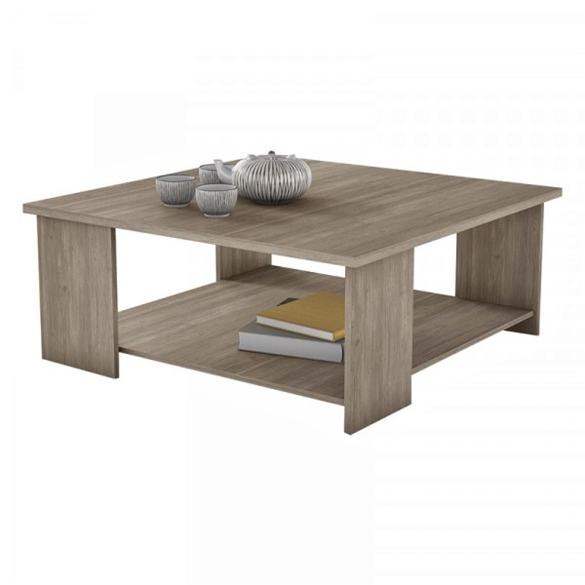 SARFURNITURE Τραπεζάκι σαλονιού Quatro σταχτί SAR-112197 SARFURNITURE Τραπεζάκι σαλονιού Quatro σταχτί SAR-112197