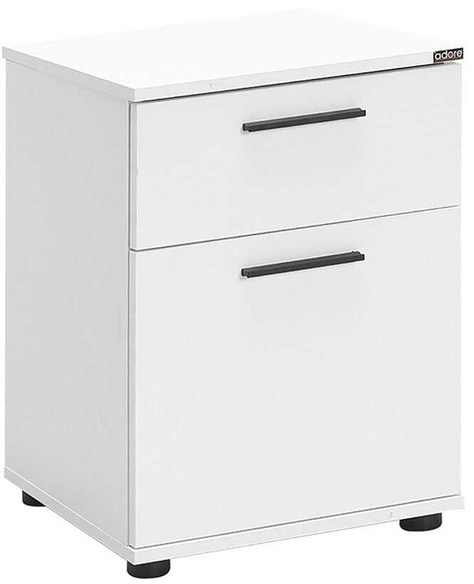 Lh-homefurniture Κομοδίνο Λευκό με Συρτάρι και Ντουλάπι Λευκό 40x57x41cm AD_KMD-611-BB-1 AD_KMD-611-BB-1 Lh-homefurniture Κομοδίνο Λευκό με Συρτάρι και Ντουλάπι Λευκό 40x57x41cm AD_KMD-611-BB-1 AD_KMD-611-BB-1