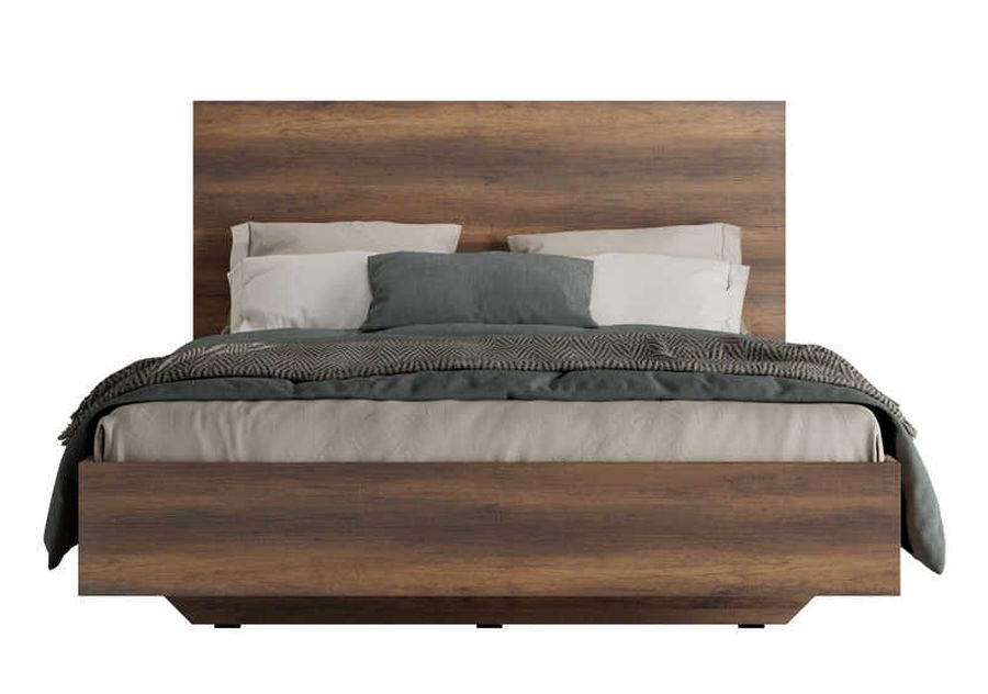 Κρεβάτι Oryana Καρυδιά για στρώμα 160x200cm