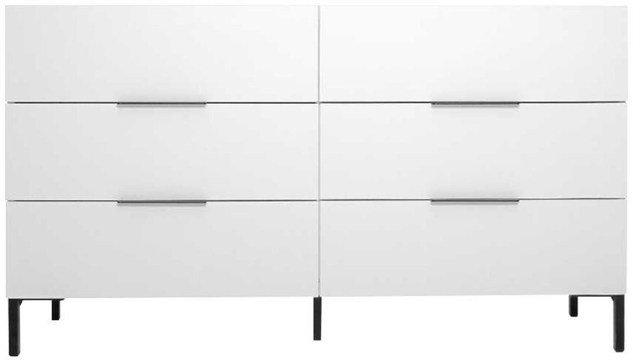 Συρταριέρα Oryana Λευκή 140x81x44cm