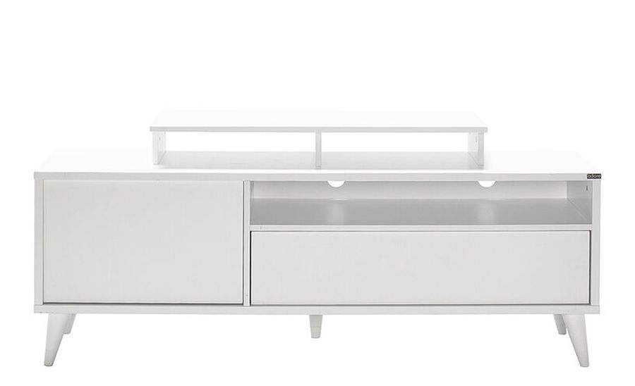Έπιπλο τηλεόρασης Retro Λευκό 150x53x40cm