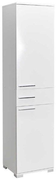 Lh-homefurniture Ντουλάπα μονόφυλλη DIAMOND Λευκό+Λευκό High Gloss 45x187x38cm AD_ADR-421-PP-1 Lh-homefurniture Ντουλάπα μονόφυλλη DIAMOND Λευκό+Λευκό High Gloss 45x187x38cm AD_ADR-421-PP-1