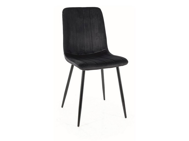 KRZESŁO ALAN VELVET CZARNY STELAŻ/CZARNY BLUVEL 19 DIOMMI-80-2601 KRZESŁO ALAN VELVET CZARNY STELAŻ/CZARNY BLUVEL 19 DIOMMI-80-2601