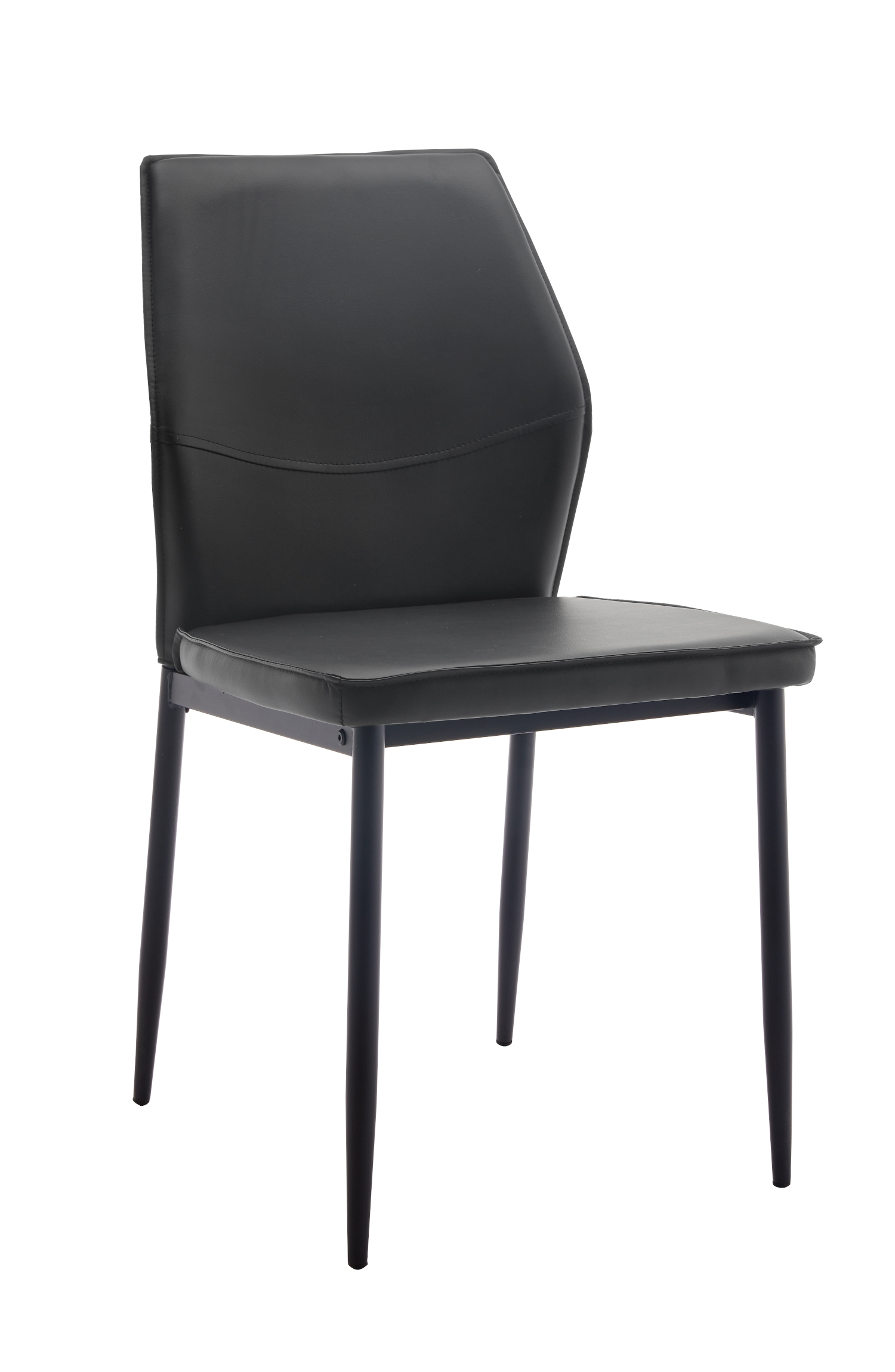 Insi Alba καρέκλα μεταλλική 46x53x87cm Pu Γκρι 0032.XS79GR Insi Alba καρέκλα μεταλλική 46x53x87cm Pu Γκρι 0032.XS79GR