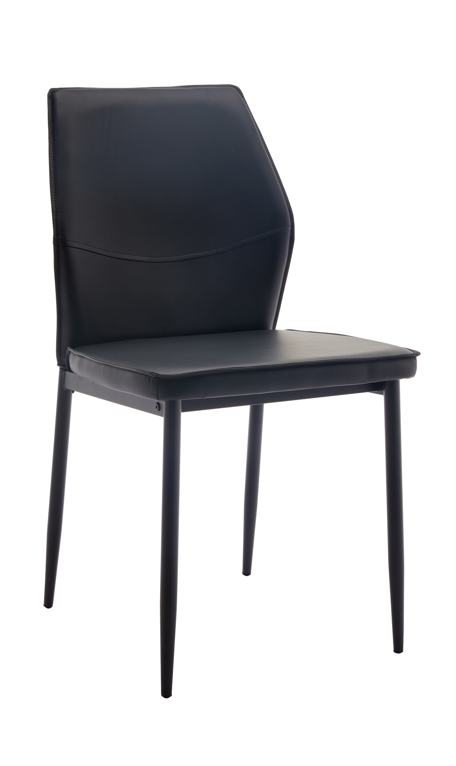 Insi Alba καρέκλα μεταλλική 46x53x87cm Pu Μαύρο 0032.XS79BL Insi Alba καρέκλα μεταλλική 46x53x87cm Pu Μαύρο 0032.XS79BL