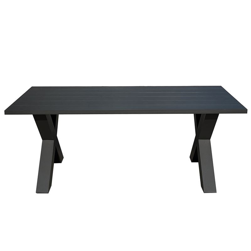 WOODWELL Ε68421,3ALLEY Τραπέζι Dining Κήπου-Βεράντας ALU Ανθρακί 180x94x72cm Ε68421,3 WOODWELL Ε68421,3ALLEY Τραπέζι Dining Κήπου-Βεράντας ALU Ανθρακί 180x94x72cm Ε68421,3