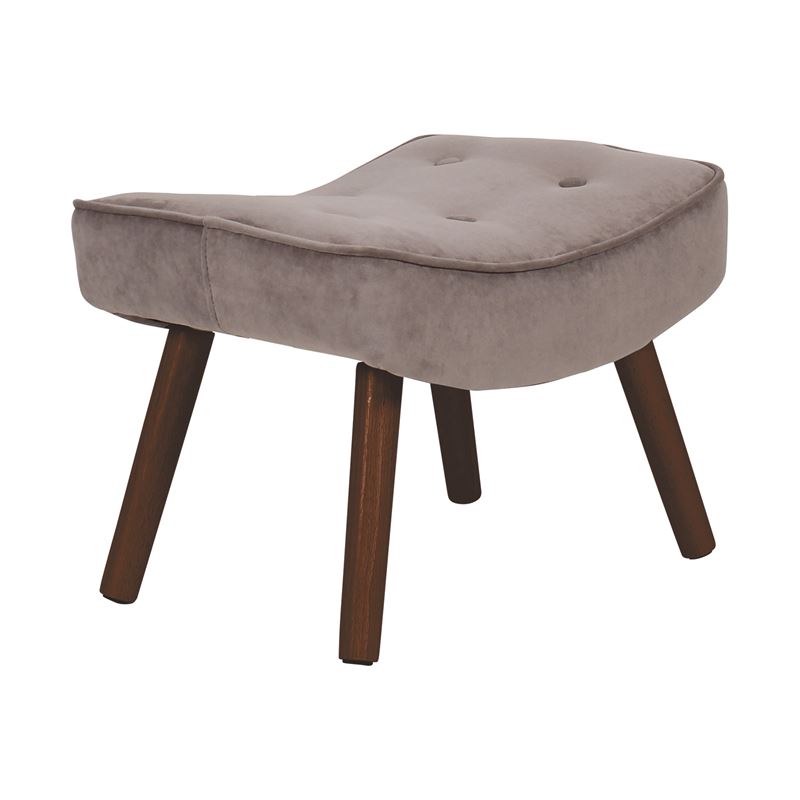 WOODWELL Ε7141,81ΚALMA Σκαμπό – Υποπόδιο, Ύφασμα Velure Καφέ, Πόδια Καρυδί, K/D 52x38x35cm Ε7141,81Κ WOODWELL Ε7141,81ΚALMA Σκαμπό – Υποπόδιο, Ύφασμα Velure Καφέ, Πόδια Καρυδί, K/D 52x38x35cm Ε7141,81Κ