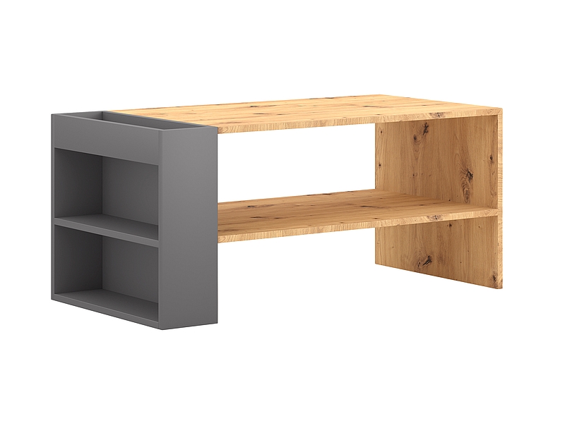 ŁAWA ALMOND DĄB ARTISAN / ANTRACYT 100X55 DIOMMI-80-3474