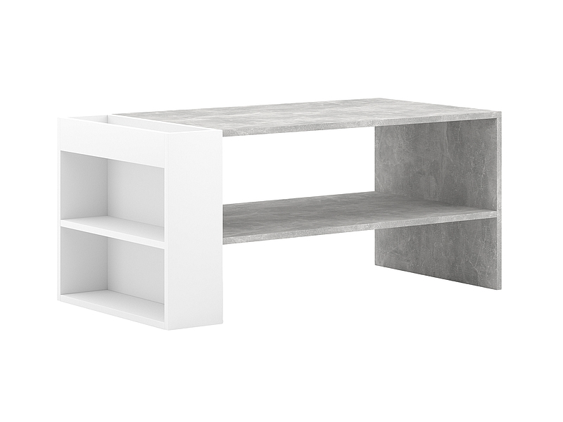 ŁAWA ALMOND SZARY (EFEKT BETONU) / BIAŁY MAT 100X55 DIOMMI-80-3469