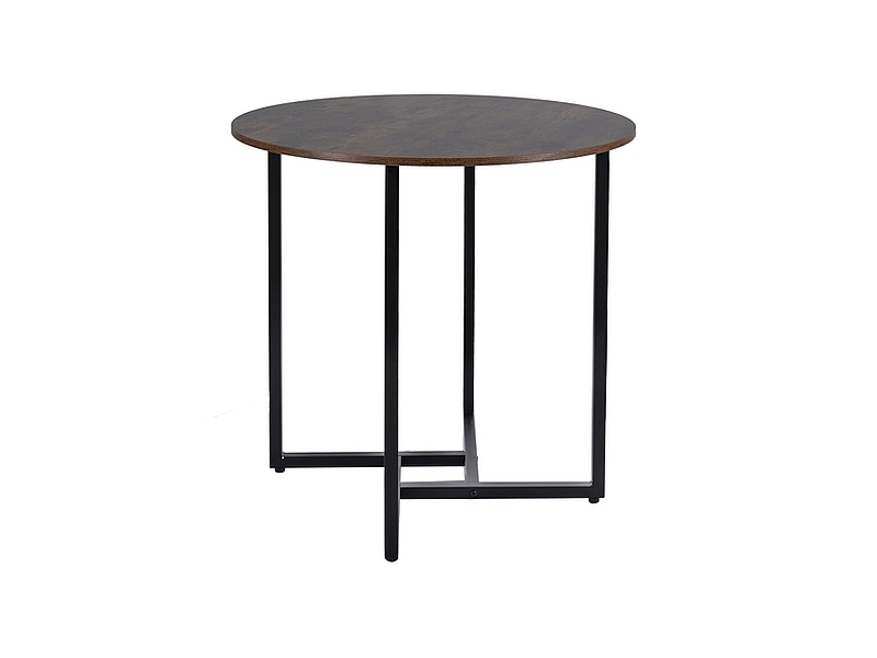 STÓŁ ALTO II BRĄZ RUSTYKALNY/CZARNY FI80 DIOMMI-80-3511