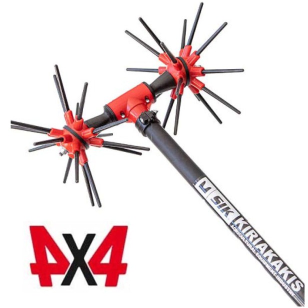 Ελαιοραβδιστικό SIK32 Με Ελαφρύ Κοντάρι Carbon Κεφαλή 4x4 Αχινός Με 32 Καρμπονικά Ραβδάκια KIDO-
090/372