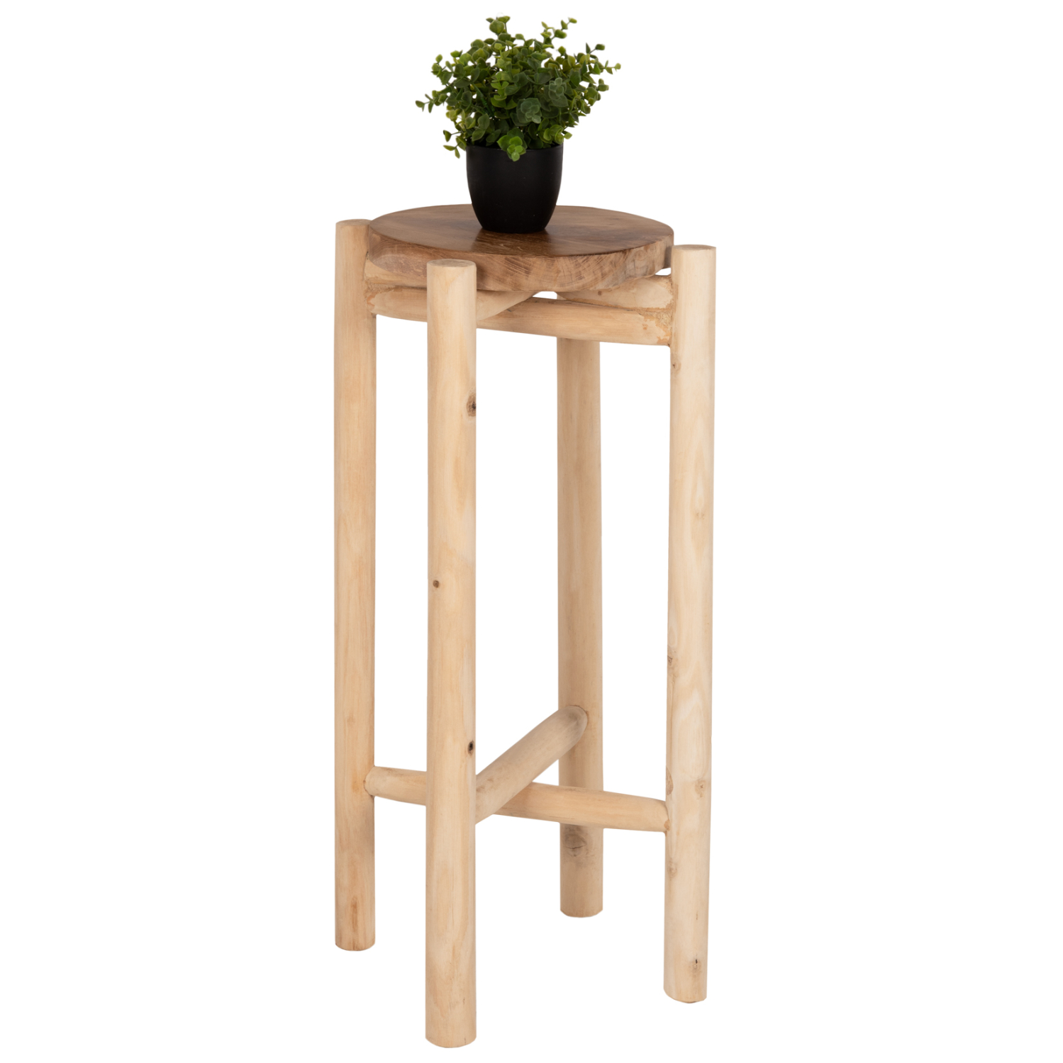 Intrahome ΑΝΘΟΣΤΗΛΗ SCASABLANCAINCASABLANCALTCASABLANCAIE-EUGENIE ΞΥΛΟ ΤΕΑΚ ΣΕ ΦΥΣΙΚΟ ΧΡΩΜΑ Φ30x75,5Υεκ. intraho-1618319