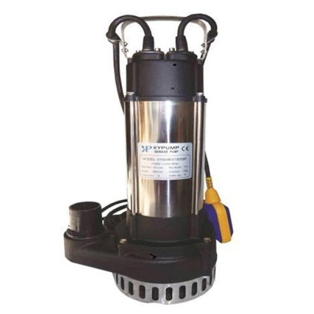 Αντλία Ακαθάρτων-Ομβρίων Στραγγιστική 2HP 230V V1500BF Βαρέως Τύπου 2" KIDO-
691/47