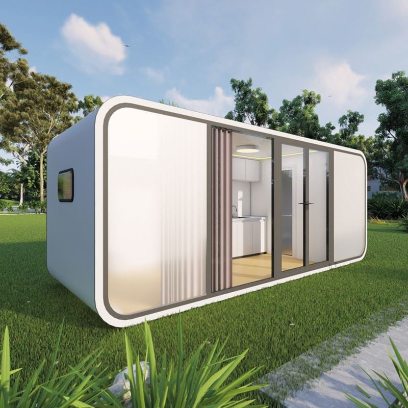 WOODWELL APPLE Cabin Capsule house 13m2, με 1 υπνοδωμάτιο Τ19-1