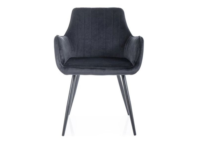 KRZESŁO APPLE VELVET CZARNY STELAŻ/CZARNY BLUVEL 19 DIOMMI-80-3480