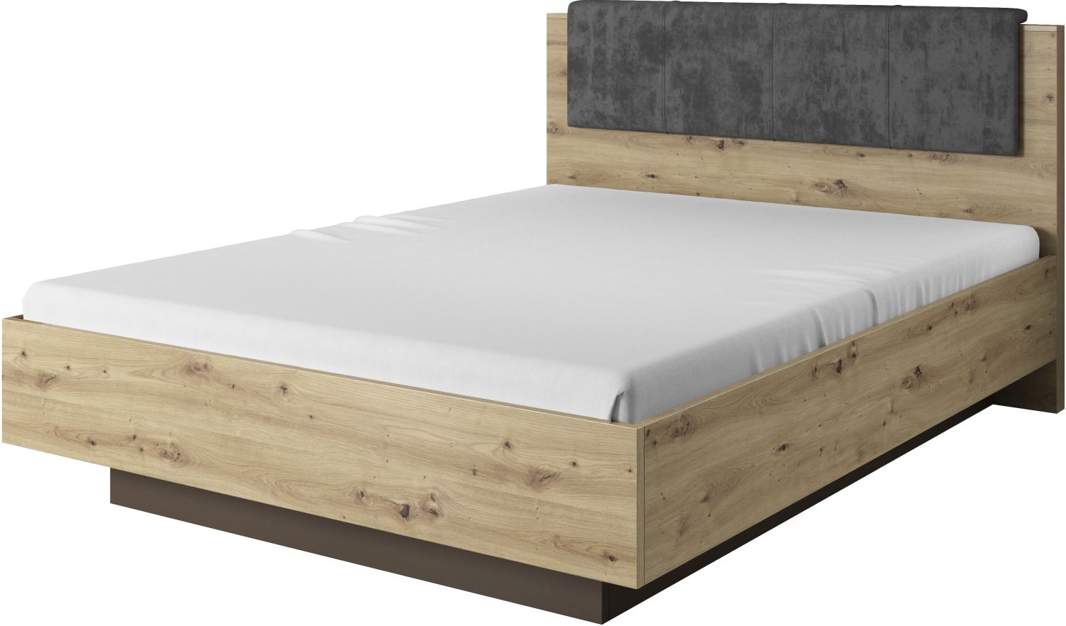 Lh-homefurniture Κρεβάτι διπλό Arco Φυσικό με αποθηκευτικό χώρο για στρώμα 160×200 L_ARC_13 Lh-homefurniture Κρεβάτι διπλό Arco Φυσικό με αποθηκευτικό χώρο για στρώμα 160×200 L_ARC_13