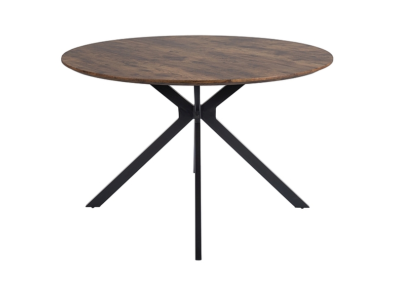 STÓŁ ASTER ORZECH VINTAGE/CZARNY MAT STELAŻ FI120 DIOMMI-80-3496