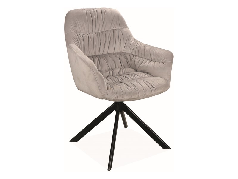 KRZESŁO ASTORIA II VELVET CZARNY STELAŻ / J. SZARY BLUVEL 03 DIOMMI-80-2640 KRZESŁO ASTORIA II VELVET CZARNY STELAŻ / J. SZARY BLUVEL 03 DIOMMI-80-2640