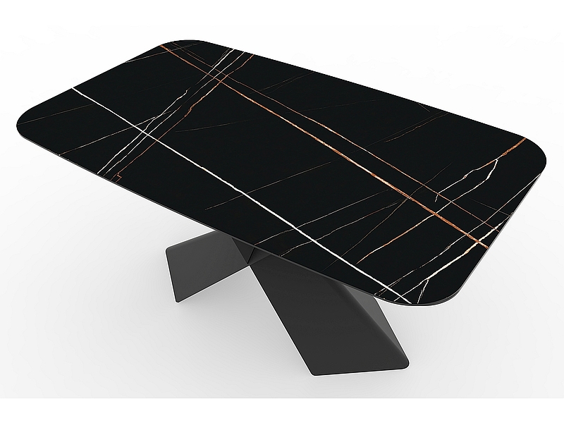 STÓŁ AVANGARD II CERAMIC CZARNY NOIR LAURENT/CZARNY MAT 160(240)X95 DIOMMI-80-2630 STÓŁ AVANGARD II CERAMIC CZARNY NOIR LAURENT/CZARNY MAT 160(240)X95 DIOMMI-80-2630