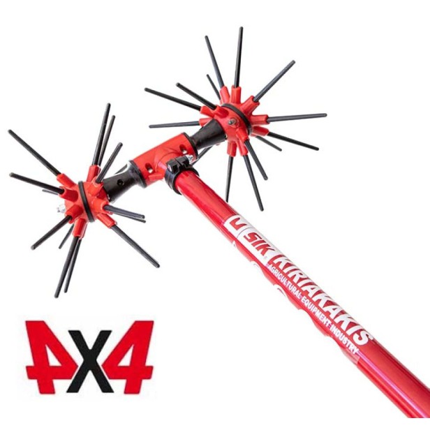 Ραβδιστική Βέργα Ελιάς SIK 32 4x4 Με Κοντάρι Αλουμινίου & 4 Ανεξάρτητες Κεφαλές KIDO-
090/370